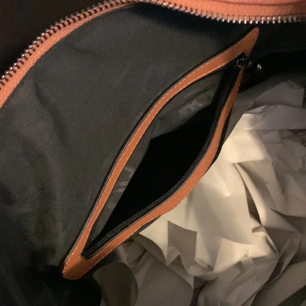 Mellow World Marion Cognac Studded Hobo Bag